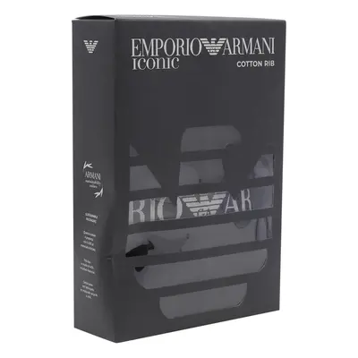 Pánské slipy 2Pack 112079 4R502 07320 černé - Emporio Armani