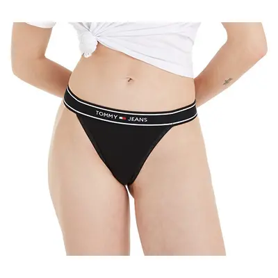 Dámská tanga UW0UW05122 BDS černé - Tommy Hilfiger