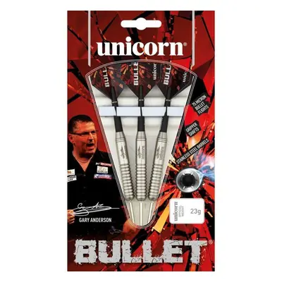 SPORT Šipky Unicorn Bullet z nerezové oceli - Gary Anderson 22g:27520|24g:27521|26g:27522 - Bull