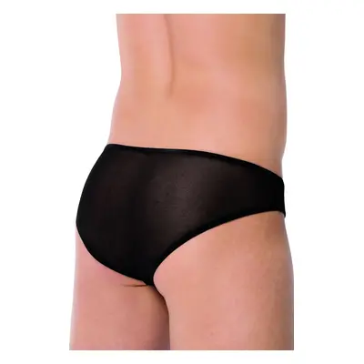 Pánská tanga 4466 black - SOFTLINE COLLECTION černá