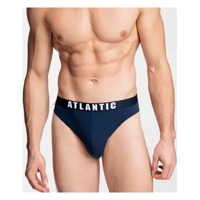 Pánské sportovní slipy ATLANTIC 3Pack - námořnická modrá