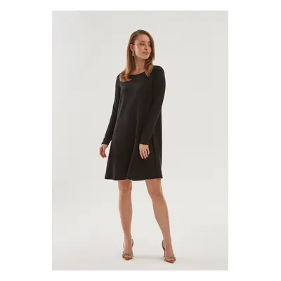 Monnari Mini šaty Classic Black Dress Multi Black