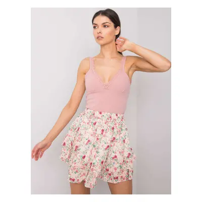 Růžový crop top Zemya RUE PARIS