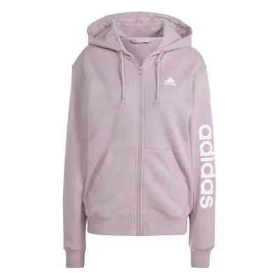 Mikina adidas Essentials Linear Full-Zip French Terry Hoodie W IS2073