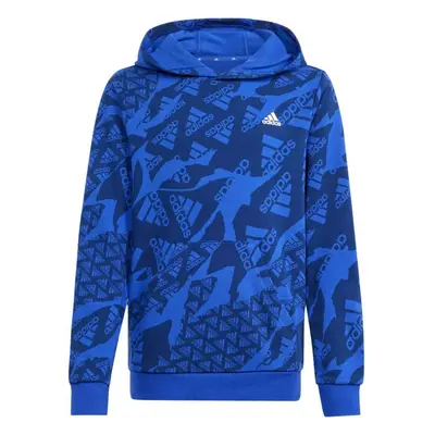 Mikina adidas Essentials Allover Print HD Jr IS2555