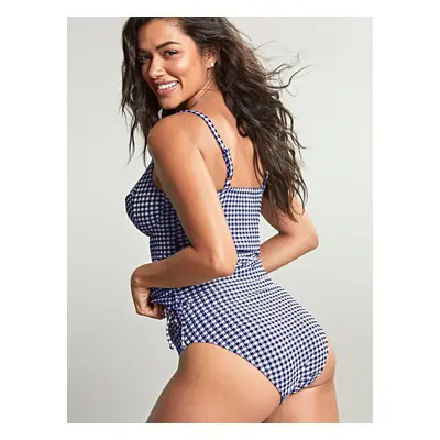 Swimwear Gingham Balcony Tankini navy gingham SW1741