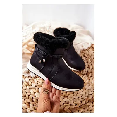 Children's Snow Boots With Fur Big Star BB374056BS Black 30