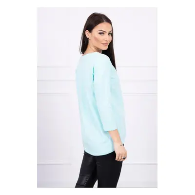 Halenka s potiskem Star Style mint UNI