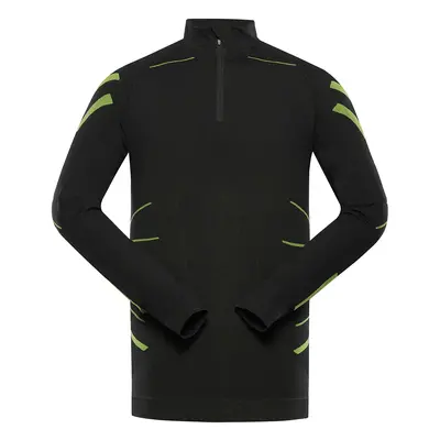 Pánské rychleschnoucí prádlo - triko ALPINE PRO SEAM black M-L