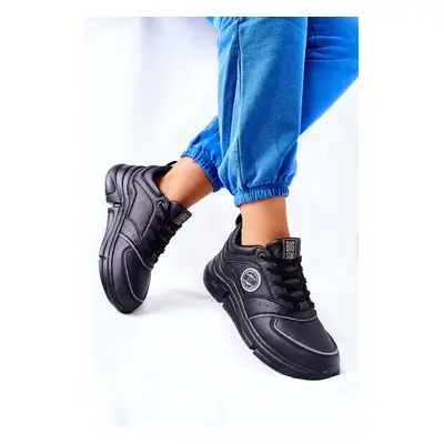 Sport Shoes On A Platform Big Star II274313 Black