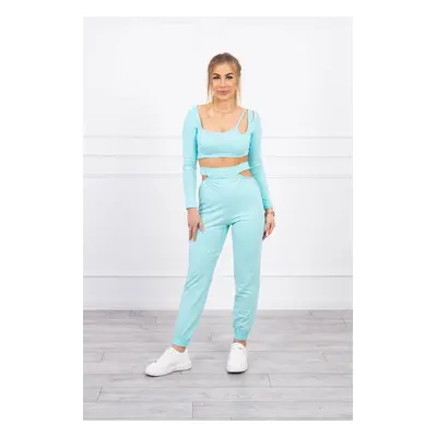 Set s top halenkou mint UNI