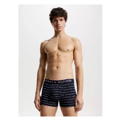 Pánské boxerky UM0UM02835 00O černé s potiskem - Tommy Hilfiger