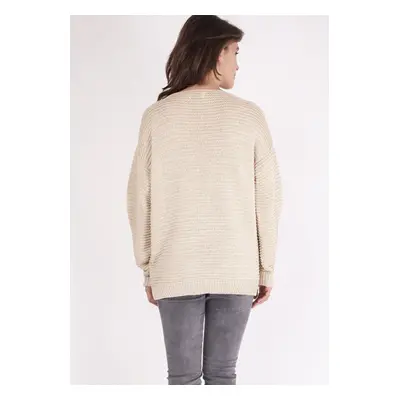 Svetr Beatrix SWE 097 Beige - MKMSwetters