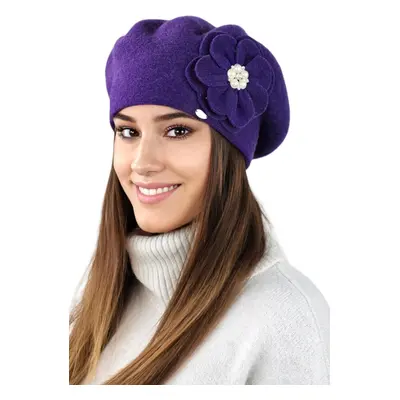 Kamea Beret K.23.023.61 Purpurový