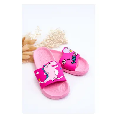 Dětský Dinosaurus T-Rex Slides Pink Bernis 34/35