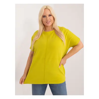 Oversize halenka Lime plus size JEDNA VELIKOST