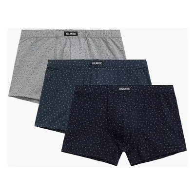 Pánské boxerky ATLANTIC 3Pack - vícebarevné