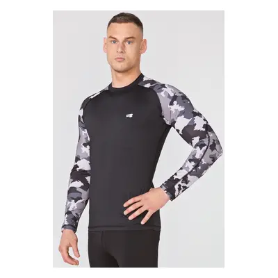 Tričko Rough Radical Furious Army Ls Black/Camo