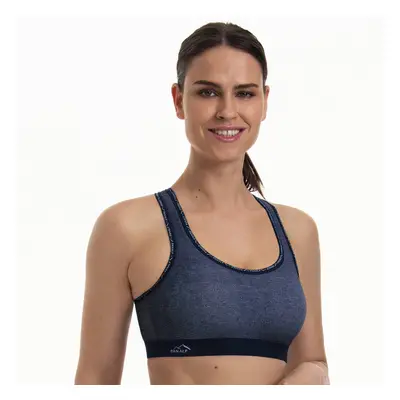 PanAlp Delta Top sportovní podprsenka výztuž DeltaPad 5562 jeans - Active 342 jeans