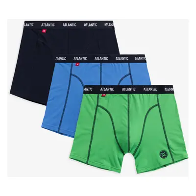 Pánské boxerky ATLANTIC 3Pack - vícebarevné