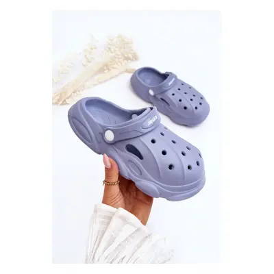 Dětské pěnové pantofle Crocs Modre Cloudy 30/31