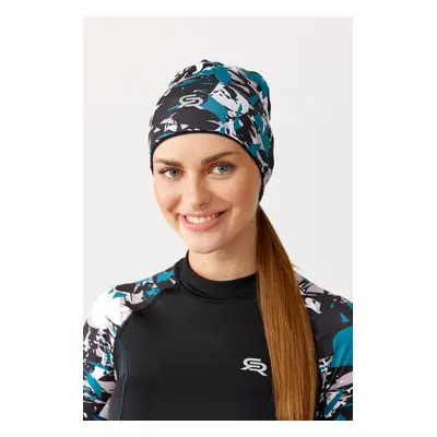 Čepice Rough Radical Beanie Power Black/Turquoise