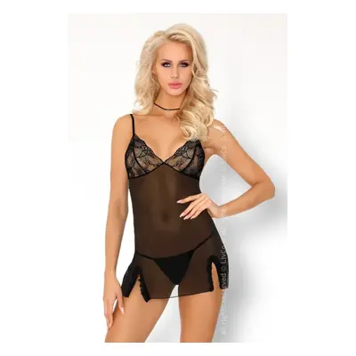 Dámská košilka Mokiniann chemise + tanga + nákrčník ZDARMA! - LivCo Corsetti