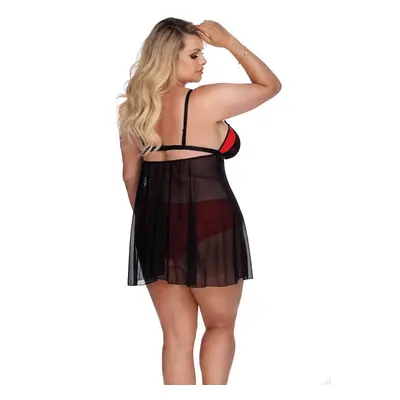 Sexy košilka Arcadia Chemise + kalhotky ZDARMA! - Anais XL/XXL