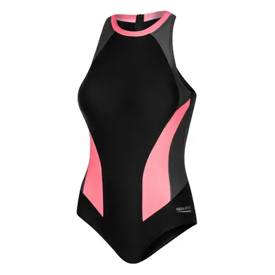 AQUA SPEED Plavky Nina Grey/Black/Pink Pattern 133