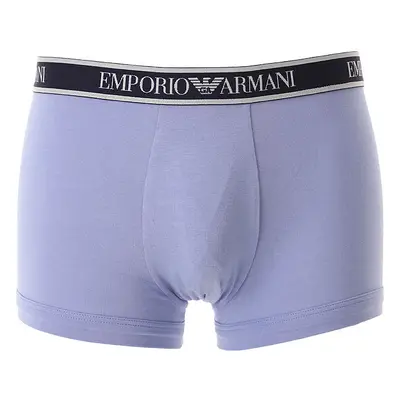 Pánské boxerky 3Pack 112131 4R717 modré - Emporio Armani