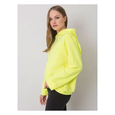 Dámská mikina EM BL ES 21 525.10 Neon žlutá - EXmoda Fashion neon žlutá