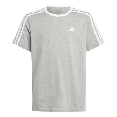 Adidas Essentials 3-Stripes Cotton Loose Fit Boyfriend Tee Jr IC3637 Tričko s pruhy