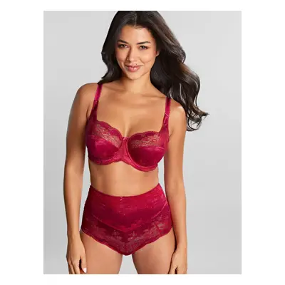 Panache Clara High Waist Brief orchid/red 7254 34