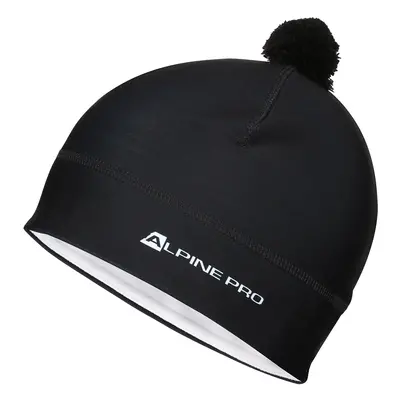 Funkční čepice s bambulí ALPINE PRO ABERE black S