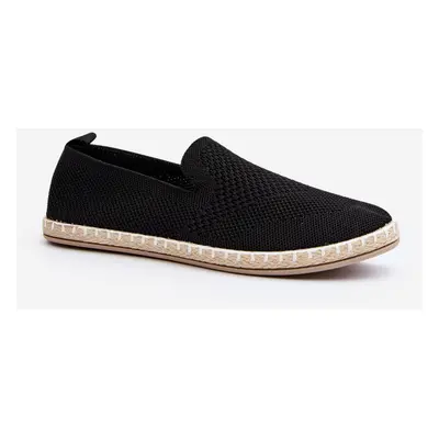 Černé dámské nazouvací espadrilky Harmonie 37