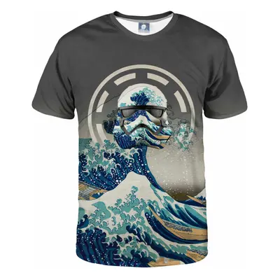 Aloha From Deer Kanagawa Trooper T-Shirt TSH AFD702 Grey