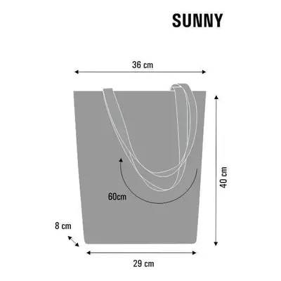 Bertoni Plátěná taška Sunny Peace Multicolor