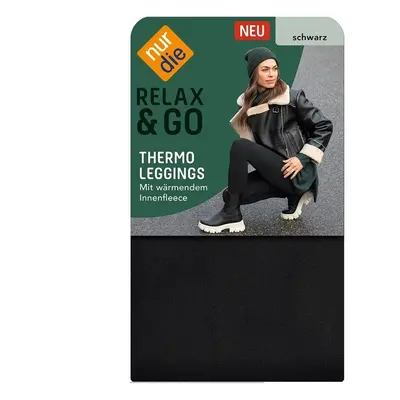 Termo legíny NUR DIE THERMO LEGGINGS - NUR DIE - černá