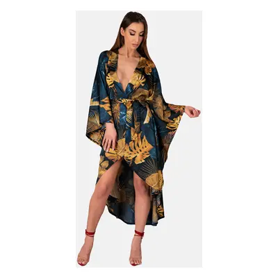 Dámský župan LivCo Corsetti Fashion Housecoat Handis Multicolour