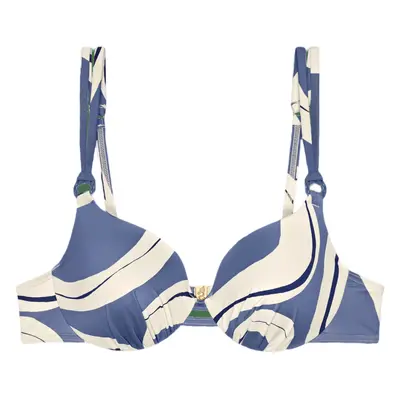 Dámská plavková podprsenka Summer Allure WP - BLUE - modrobílá 0032 - TRIUMPH BLUE