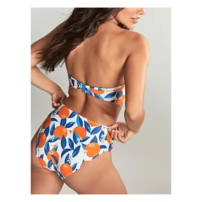 Swimwear Sicily Gather Brief sicily print SW1729