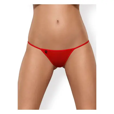 Dámská tanga Luiza thong red - OBSESSIVE Červená