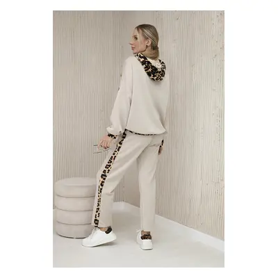 Set Paris Sweatshirt + Hose béžový UNI