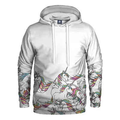 Aloha From Deer White Unicorn Hoodie H-K AFD506 White