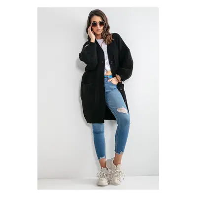 Fobya Cardigan F1167 Black