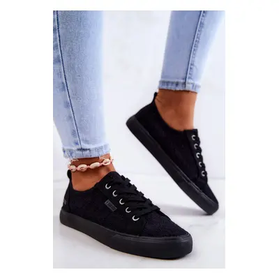 Openwork Sneakers BIG STAR JJ274064 Black 37