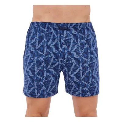 Pánské boxerky Cornette Comfort 002/287 S-2XL tmavě modrá