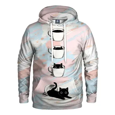 Aloha From Deer Black Catfee Hoodie H-K AFD658 Pink