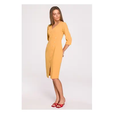 Stylove Šaty S295 Yellow