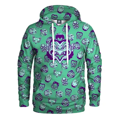 Aloha From Deer Kabuki Mask Hoodie H-K AFD926 Green